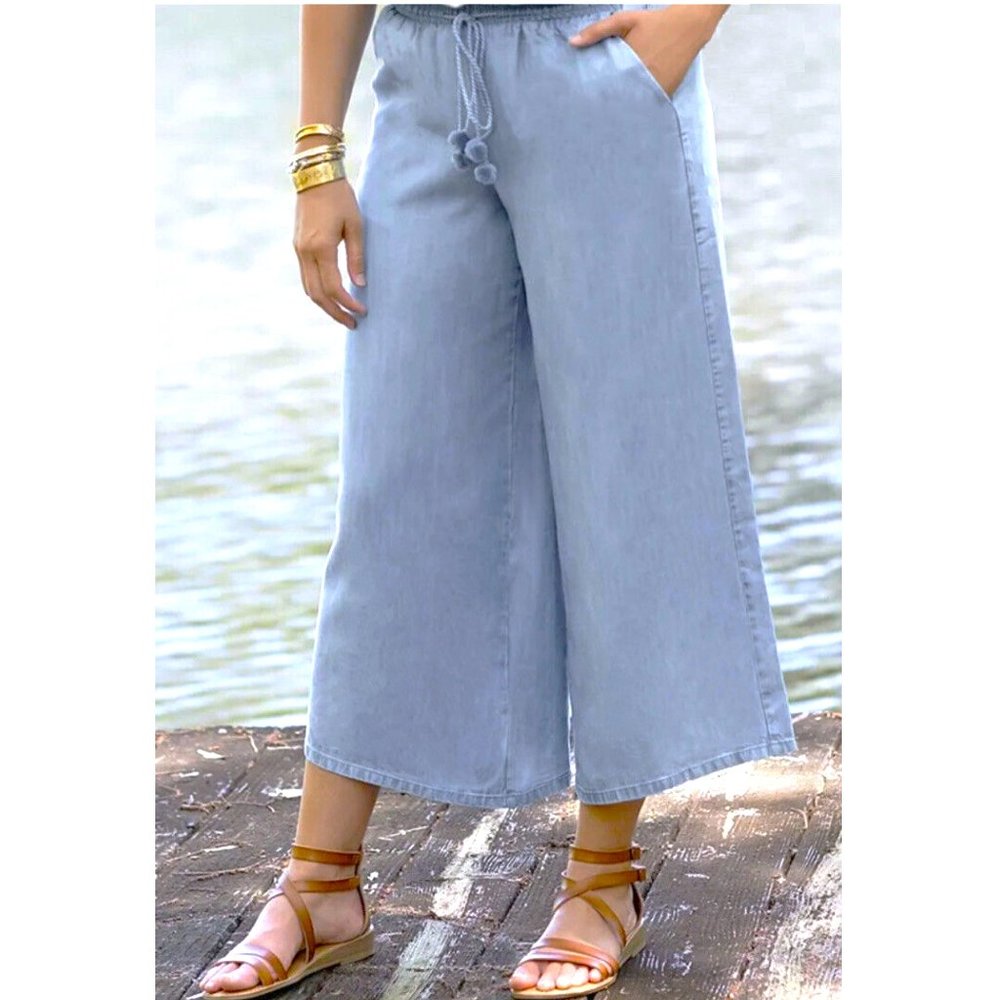 Matilda Jane Light Blue Wide-Leg Pants